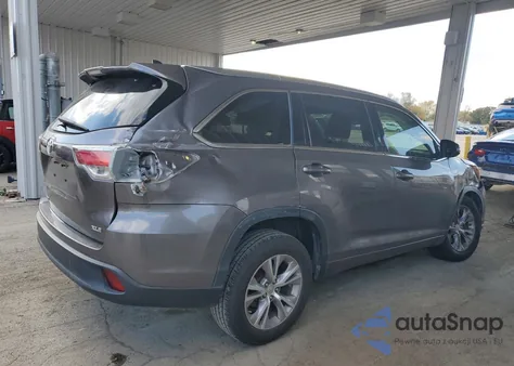 2015 Toyota Highlander Xle from USA, damaged, VIN 5TDKKRFH3FS069436